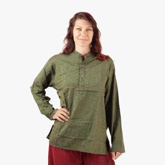 Košeľa Nipal - Khaki zelená
