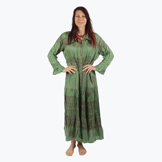Šaty dlhé Fairy - Zelené