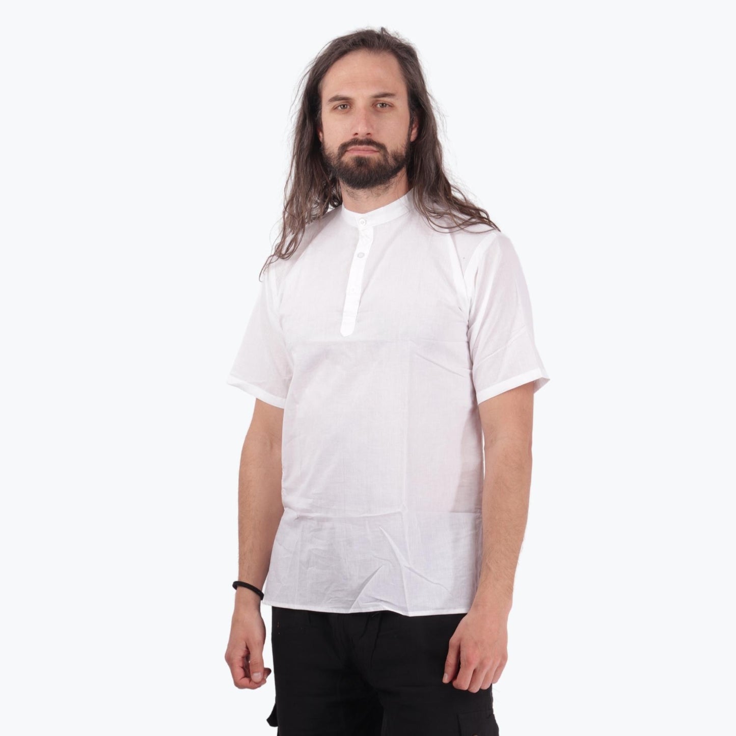 Short Kurta shirt - White