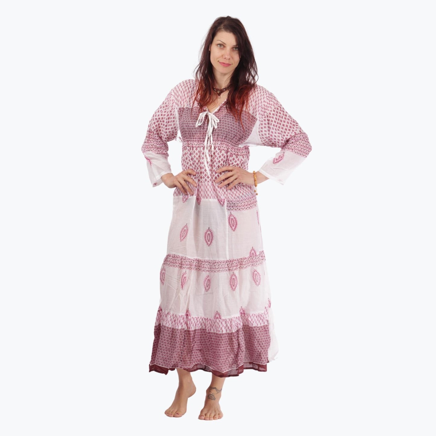 Šaty dlhé Shuhayka - Ružové